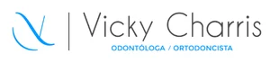 Logo Web Vicky Charris - Blanco